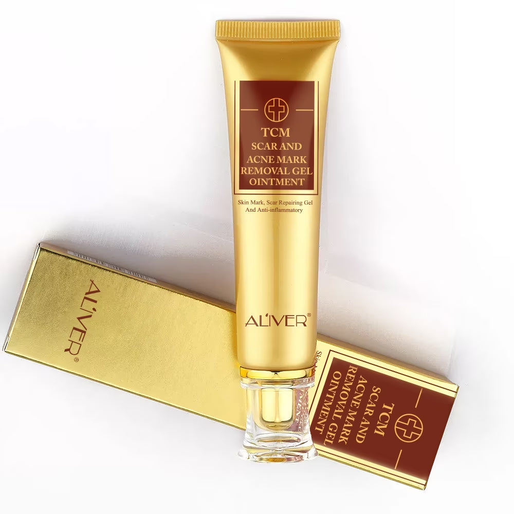 Scar Gel for Scars, Burns, Stretch Marks – with Ginseng & Centella Asiatica, Helps Support Skin Appearance