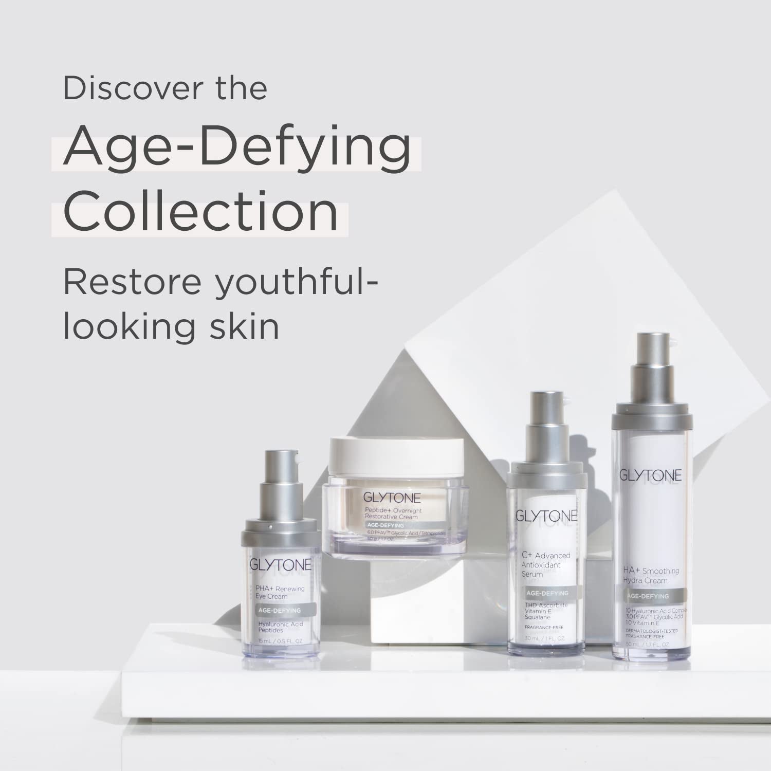 Age-Defying PHA+ Renewing Eye Cream for Wrinkles| anti Aging under Eye Cream with Hyaluronic Acid Peptides| Targets Puffiness, Bags, Wrinkles & Dark Circles| Brightening Moisturizer| 0.5 Fl Oz