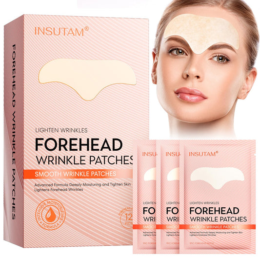 Forehead Wrinkle Patches for Anti-Wrinkles: Overnight Face Wrinkles Patches to Lift Smile Lines for Women (ROSE GOLD)