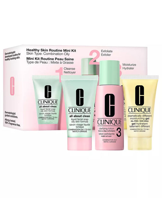 3-Pc. Healthy Skin Routine: Mini 3-Step Skincare Set for Combination Oily Skin
