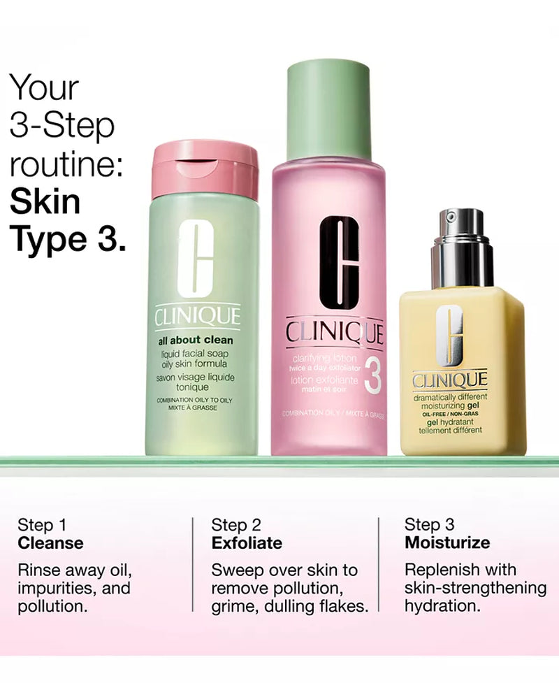 3-Pc. Healthy Skin Routine: Mini 3-Step Skincare Set for Combination Oily Skin