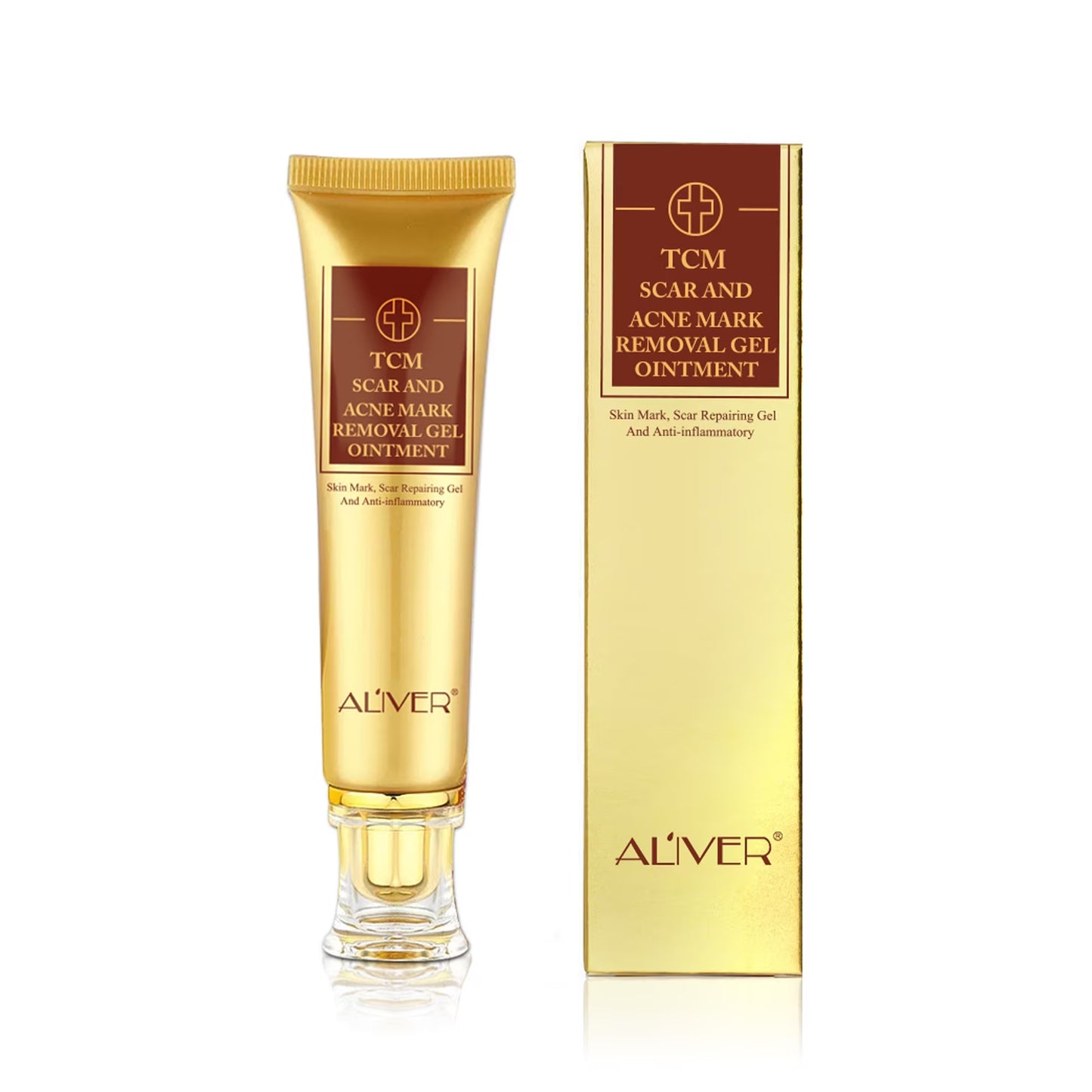 Scar Gel for Scars, Burns, Stretch Marks – with Ginseng & Centella Asiatica, Helps Support Skin Appearance