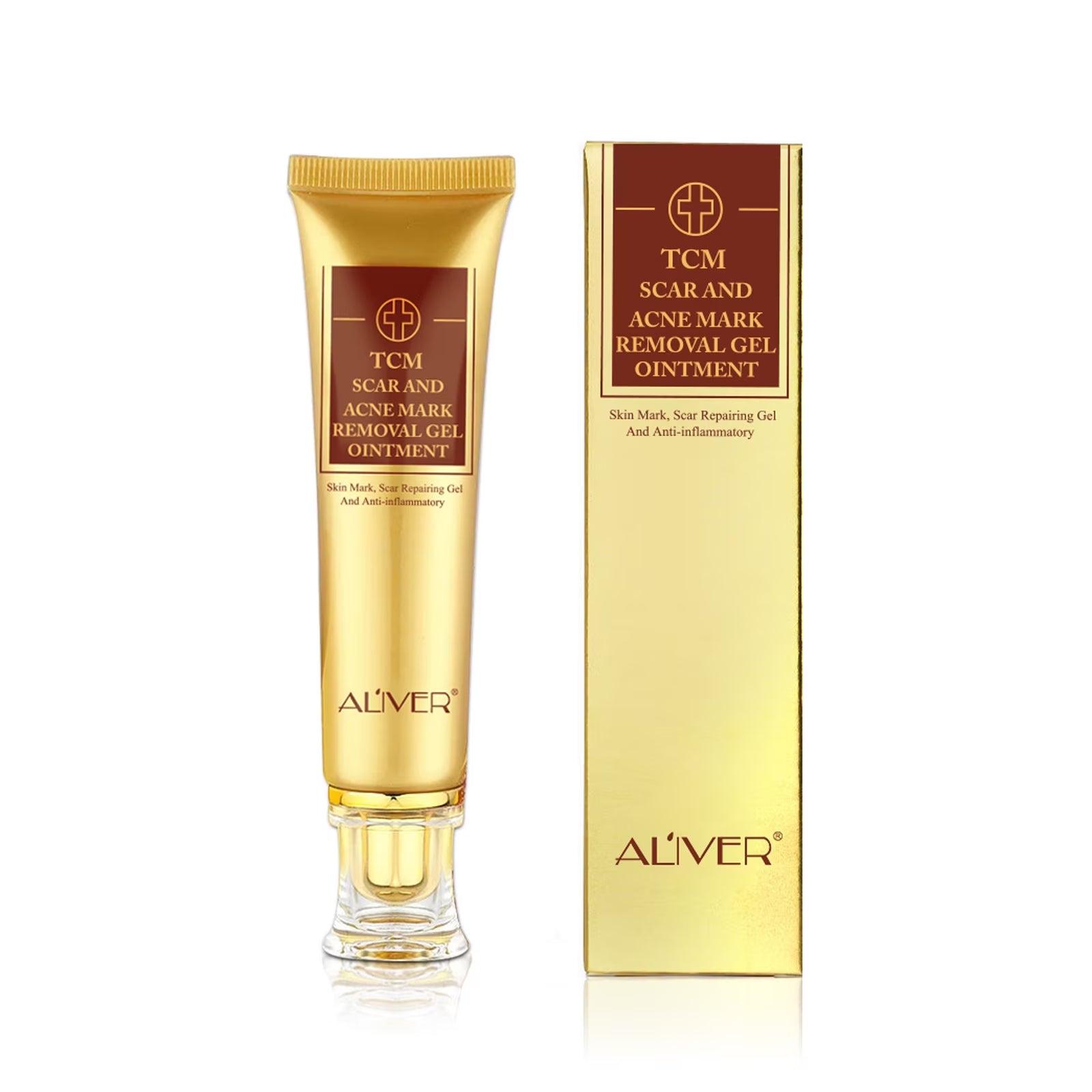 Scar Gel for Scars, Burns, Stretch Marks – with Ginseng & Centella Asiatica, Helps Support Skin Appearance