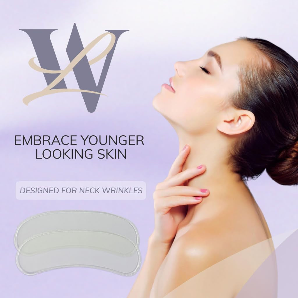 Reusable Neck Wrinkle Patches 10Pcs, anti Wrinkle Patches, Face Tape for Wrinkles Overnight, Silicone Neck Patches, Silicone Wrinkle Patches for Neck Overnight, Silicone Patches for Wrinkles