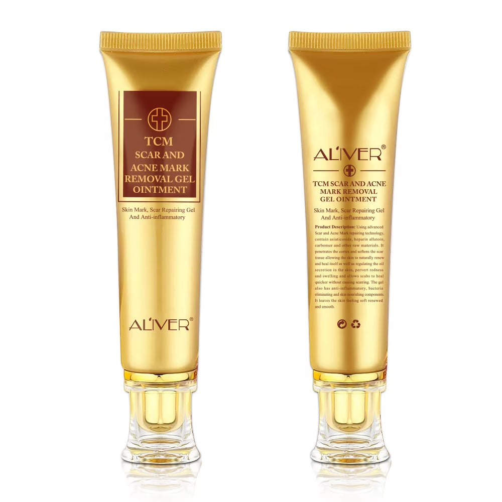 Scar Gel for Scars, Burns, Stretch Marks – with Ginseng & Centella Asiatica, Helps Support Skin Appearance