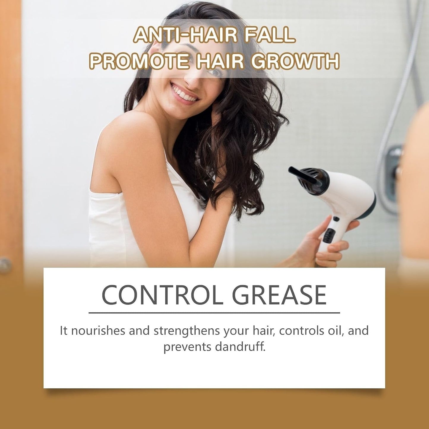 2Pcs Anti-Hair Fall Hair Loss Shampoo, Anti-Hair Fall Promote Hair Growth, anti Hair Loss Shampoo, Moisturizing & Promoting Hair Growth, Suitable for All Hair Types (2PCS)