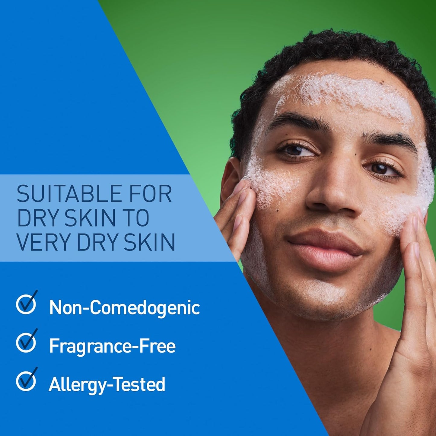 Hydrating Foaming Oil Facial Cleanser with Hyaluronic Acid, 19Oz | Squalane Face & Body Wash with Double-Cleansing Efficacy Removes Makeup without Residue, for Dry to Very Dry Skin